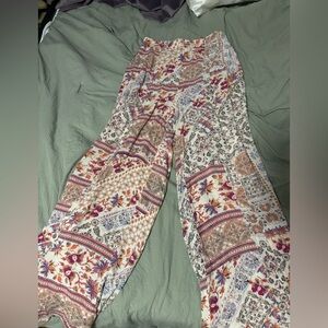 Free People Floral Patchwork Women's Pants